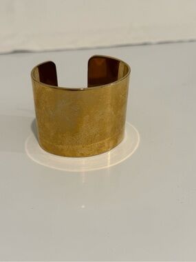 J. Crew Gold-Tone Wide Cuff Bracelet
